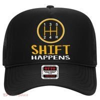 Shift Happens Funny Car Lovers Gift Car Pun Hat thumb 0