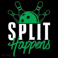 Split Happens Funny Bowling Team Bowler Pin Humor Gift Coffee Mug thumb 5