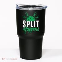 Split Happens Funny Bowling Team Bowler Pin Humor Gift Tumbler thumb 0
