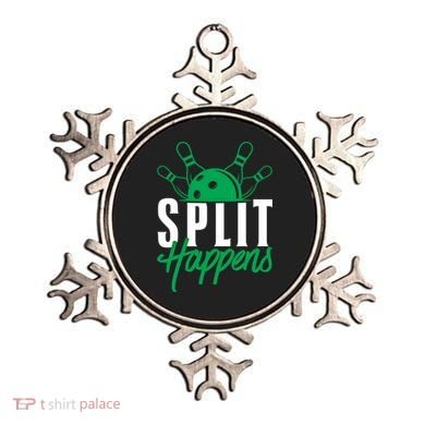 Split Happens Funny Bowling Team Bowler Pin Humor Gift Ornament