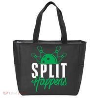 Split Happens Funny Bowling Team Bowler Pin Humor Gift Tote Bag thumb 0