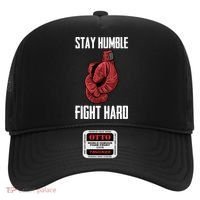 Stay Humble Fight Hard Boxing Gloves Boxer Gift Hat thumb 0