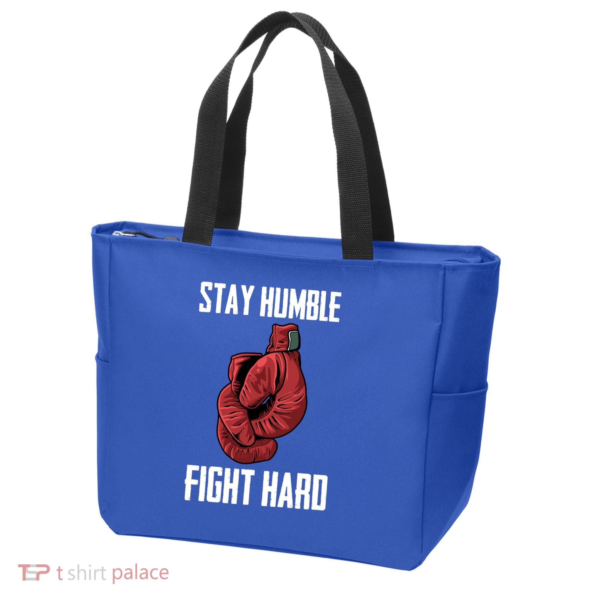 Stay Humble Fight Hard Boxing Gloves Boxer Gift Tote Bag