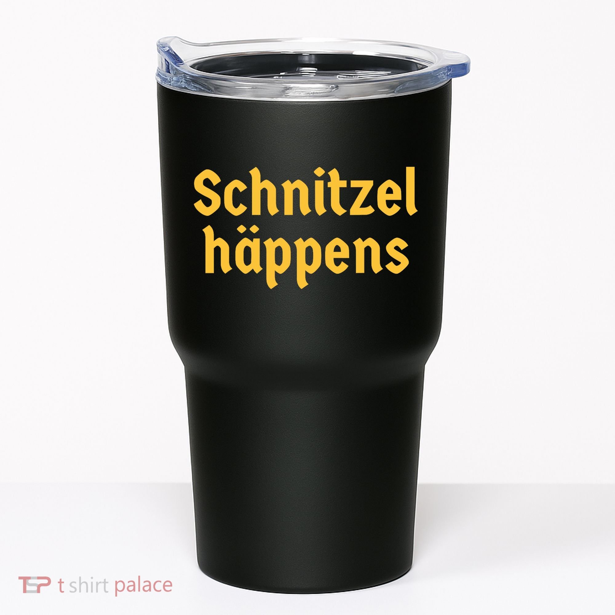 Schnitzel Happens Funny German Beer Oktoberfest Tumbler