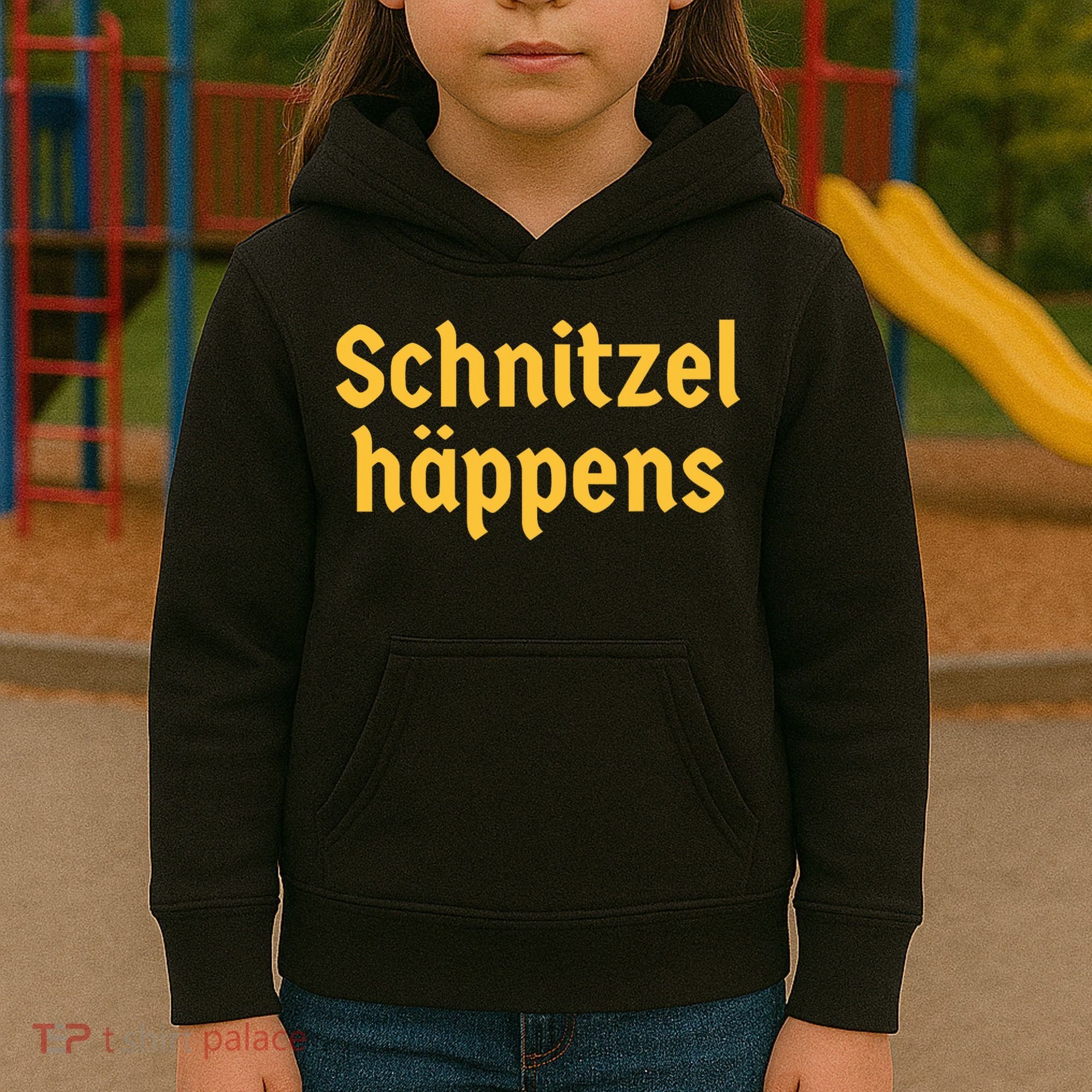 Schnitzel Happens Funny German Beer Oktoberfest Kids Hoodie
