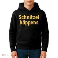 Schnitzel Happens Funny German Beer Oktoberfest Kids Hoodie thumb 4