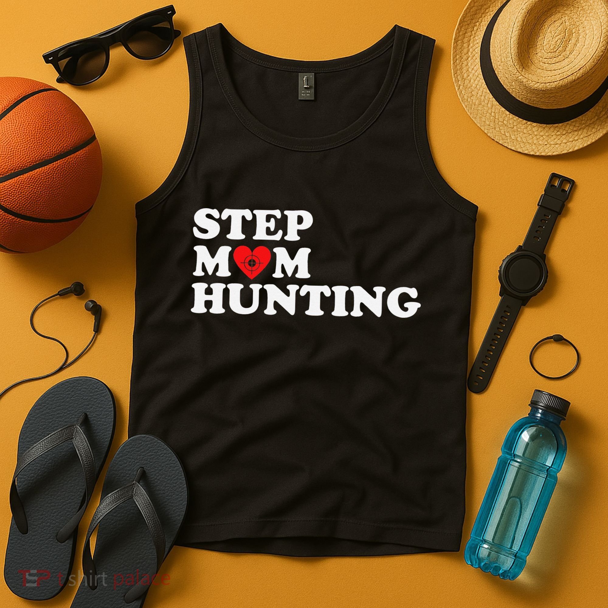 Stepmom Hunting Funny Joke Saying  Tank Top