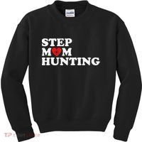 Stepmom Hunting Funny Joke Saying  Kids Sweatshirt thumb 0