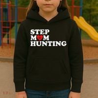 Stepmom Hunting Funny Joke Saying  Kids Hoodie thumb 3