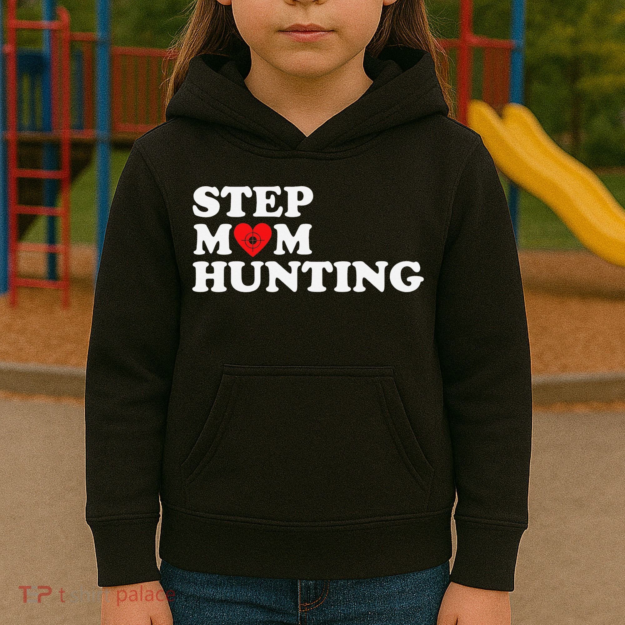 Stepmom Hunting Funny Joke Saying  Kids Hoodie