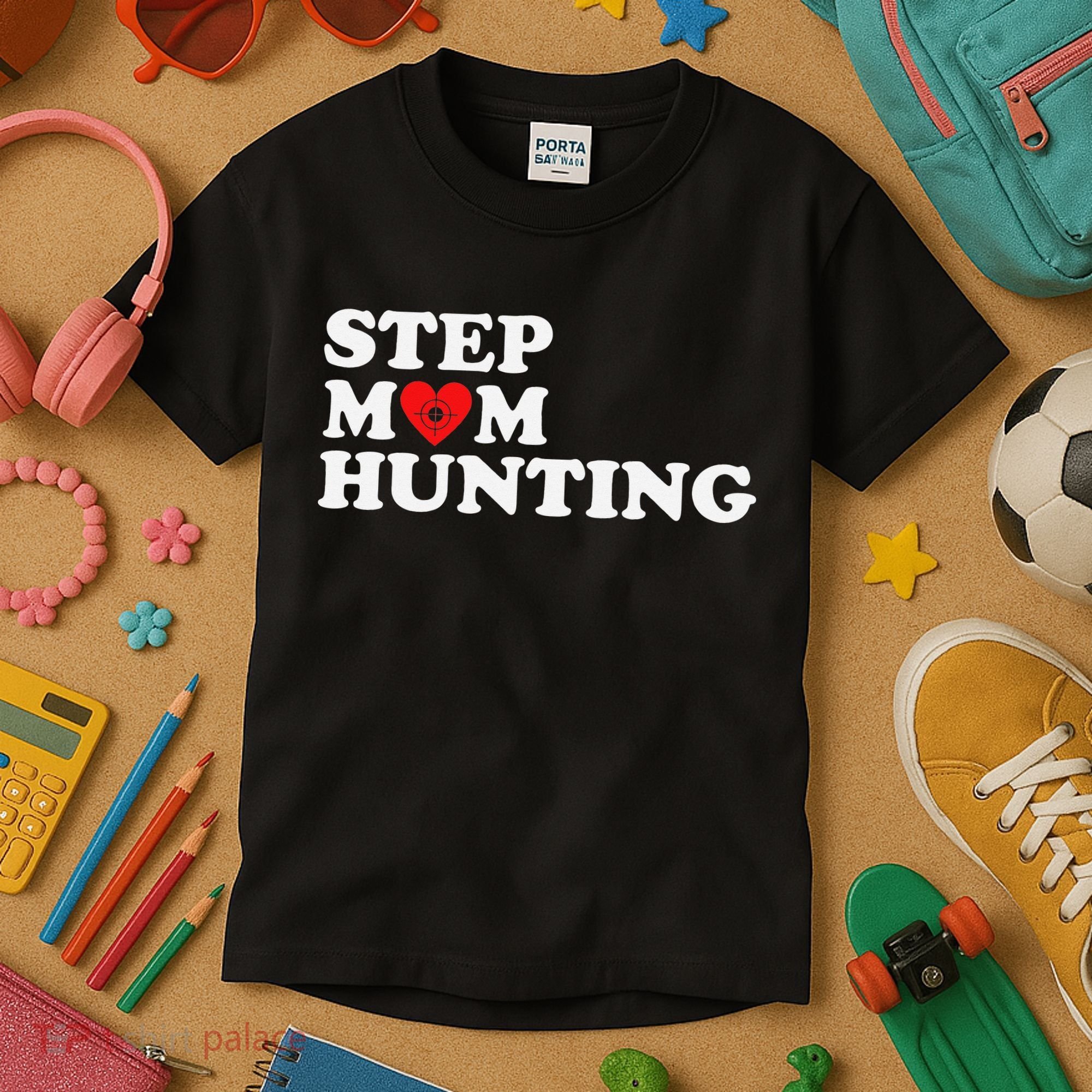 Stepmom Hunting Funny Joke Saying  Kids T-Shirt