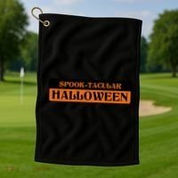 Spooktacular Halloween Festive Golf Towel thumb 1
