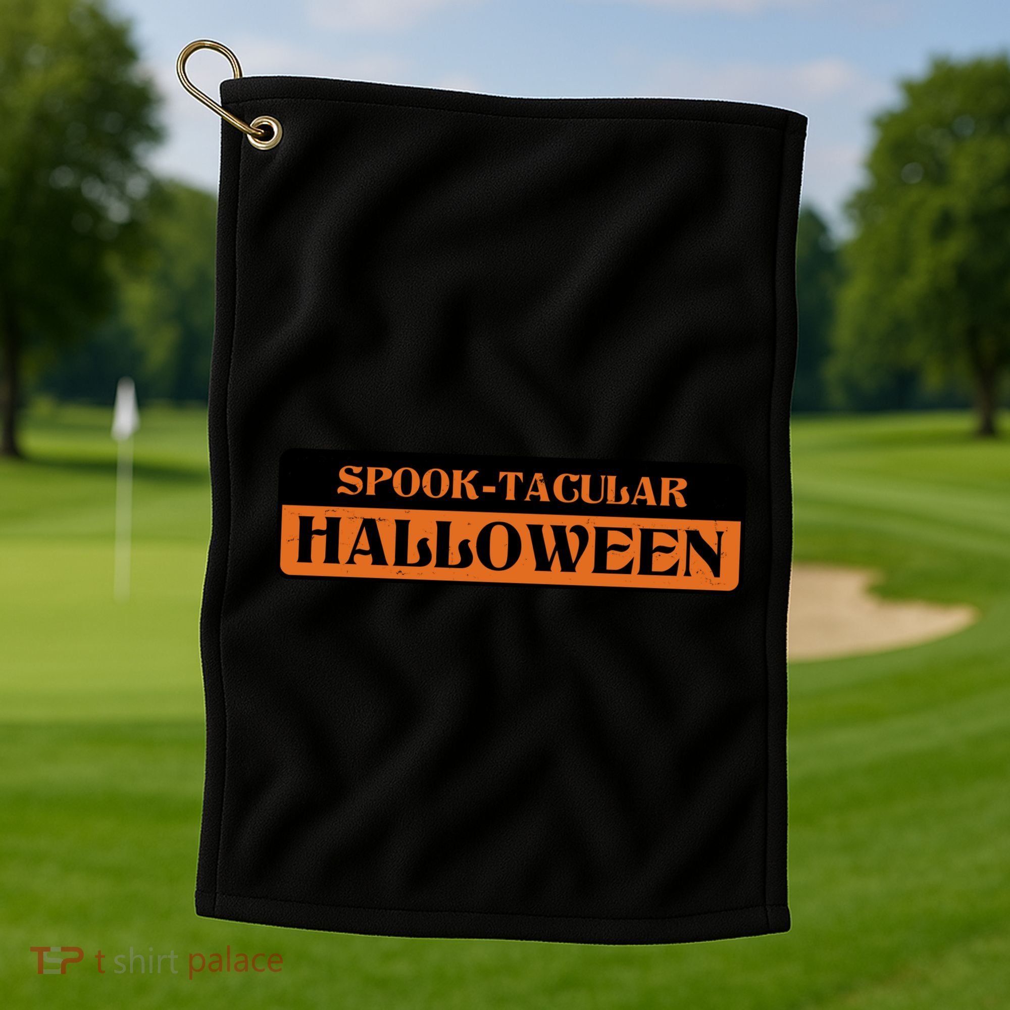 Spooktacular Halloween Festive Golf Towel