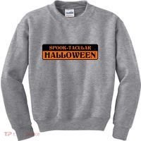 Spooktacular Halloween Festive Kids Sweatshirt thumb 0
