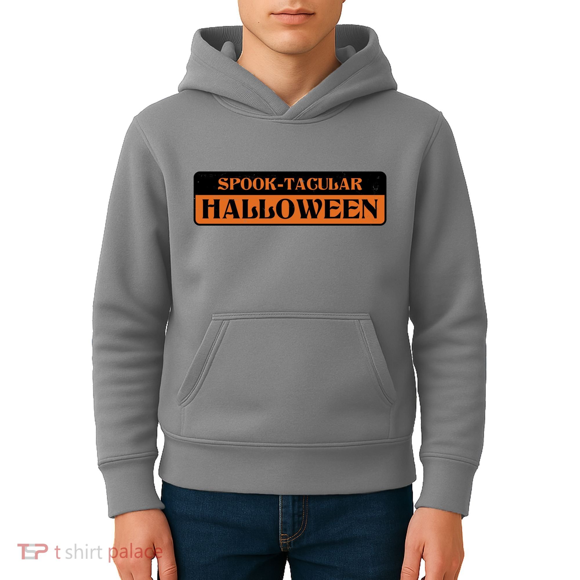 Spooktacular Halloween Festive Kids Hoodie