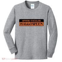 Spooktacular Halloween Festive Kids Long Sleeve Shirt thumb 0
