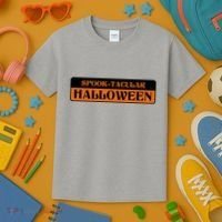 Spooktacular Halloween Festive Kids T-Shirt thumb 3