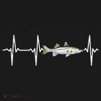 Snook Heartbeat For Saltwater Fish Fishing Lovers Ornament thumb 1
