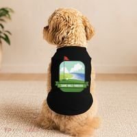 Same Hole Forever Funny Golf Bachelor Party Pre Wedding Doggie Tank thumb 2
