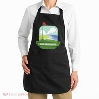 Same Hole Forever Funny Golf Bachelor Party Pre Wedding Apron thumb 2