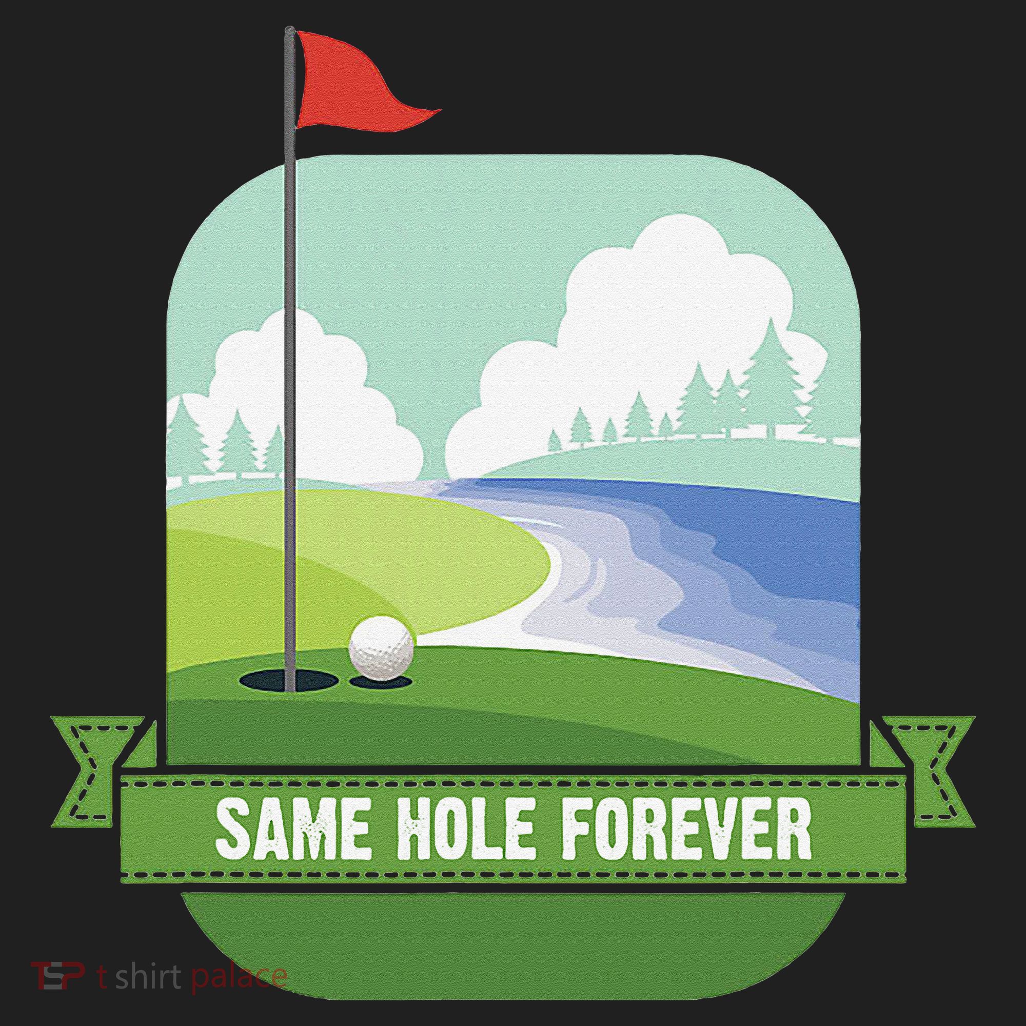 Same Hole Forever Funny Golf Bachelor Party Pre Wedding Beanie