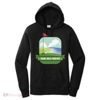 Same Hole Forever Funny Golf Bachelor Party Pre Wedding Women's Hoodie thumb 0