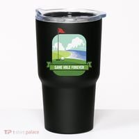 Same Hole Forever Funny Golf Bachelor Party Pre Wedding Tumbler thumb 0
