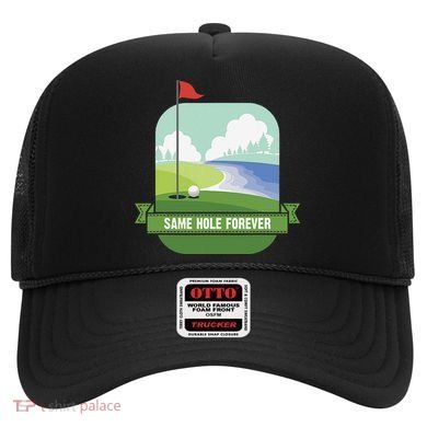 Same Hole Forever Funny Golf Bachelor Party Pre Wedding Hat