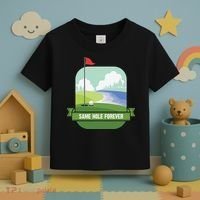 Same Hole Forever Funny Golf Bachelor Party Pre Wedding Toddler T-Shirt thumb 3