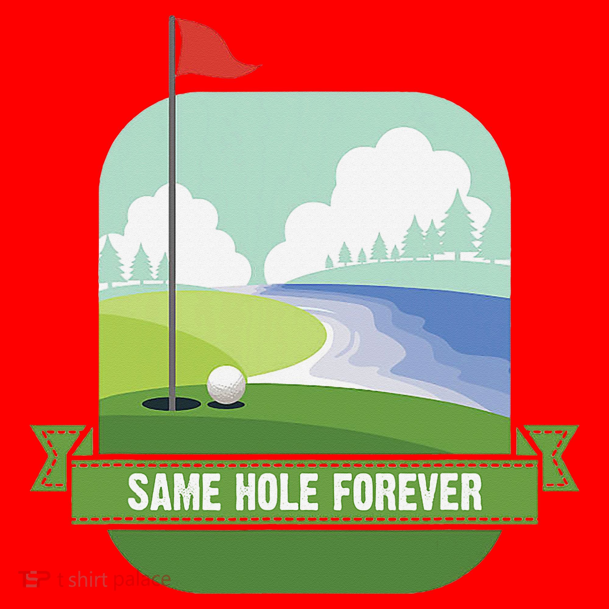 Same Hole Forever Funny Golf Bachelor Party Pre Wedding Santa Hat