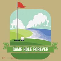 Same Hole Forever Funny Golf Bachelor Party Pre Wedding Hoodie thumb 7