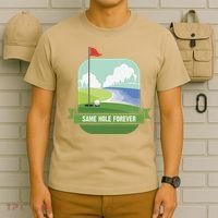 Same Hole Forever Funny Golf Bachelor Party Pre Wedding T-Shirt thumb 6