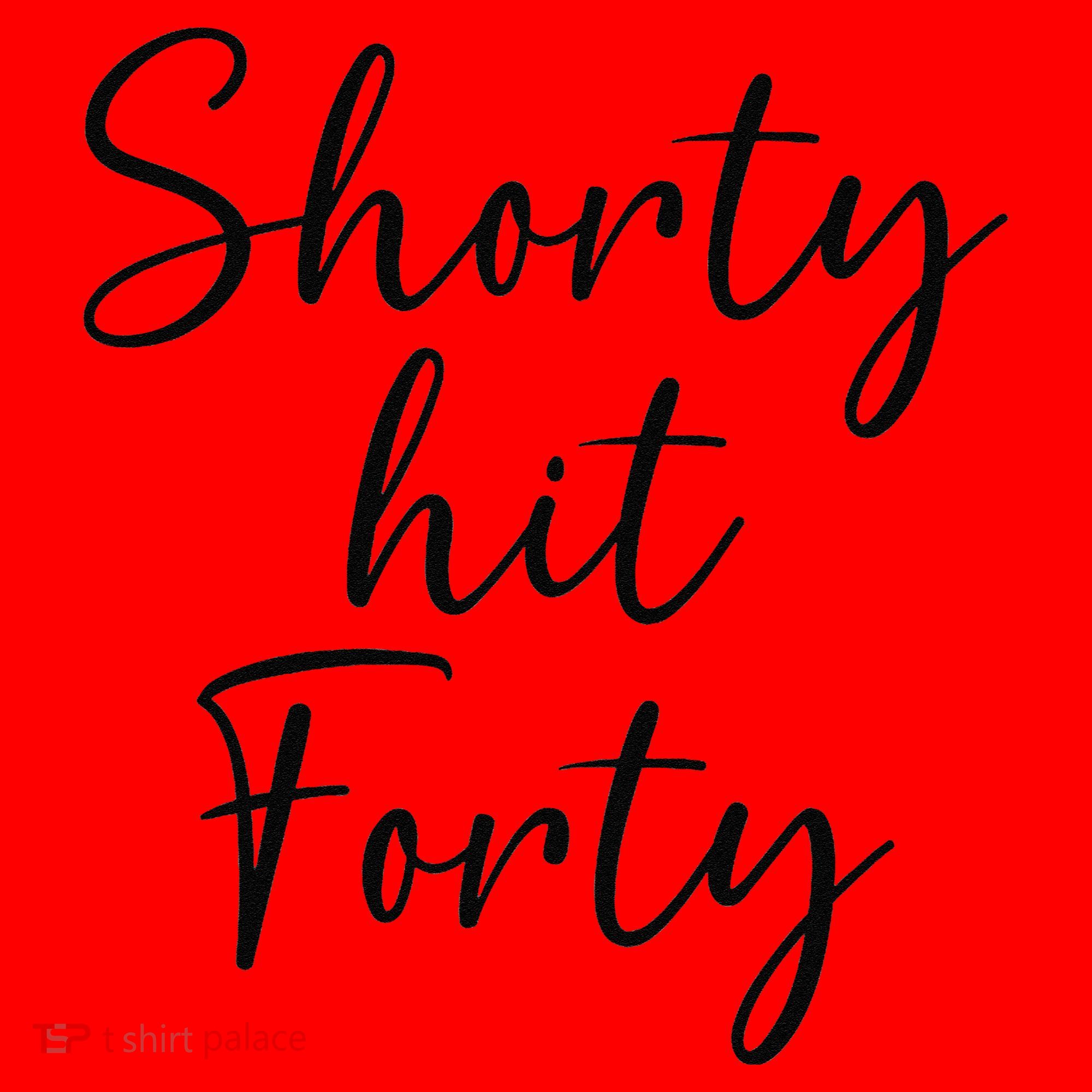 Shorty Hit Forty 40th Birthday Shorty Hit 40 Women Gift Santa Hat