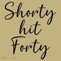 Shorty Hit Forty 40th Birthday Shorty Hit 40 Women Gift Polo thumb 2