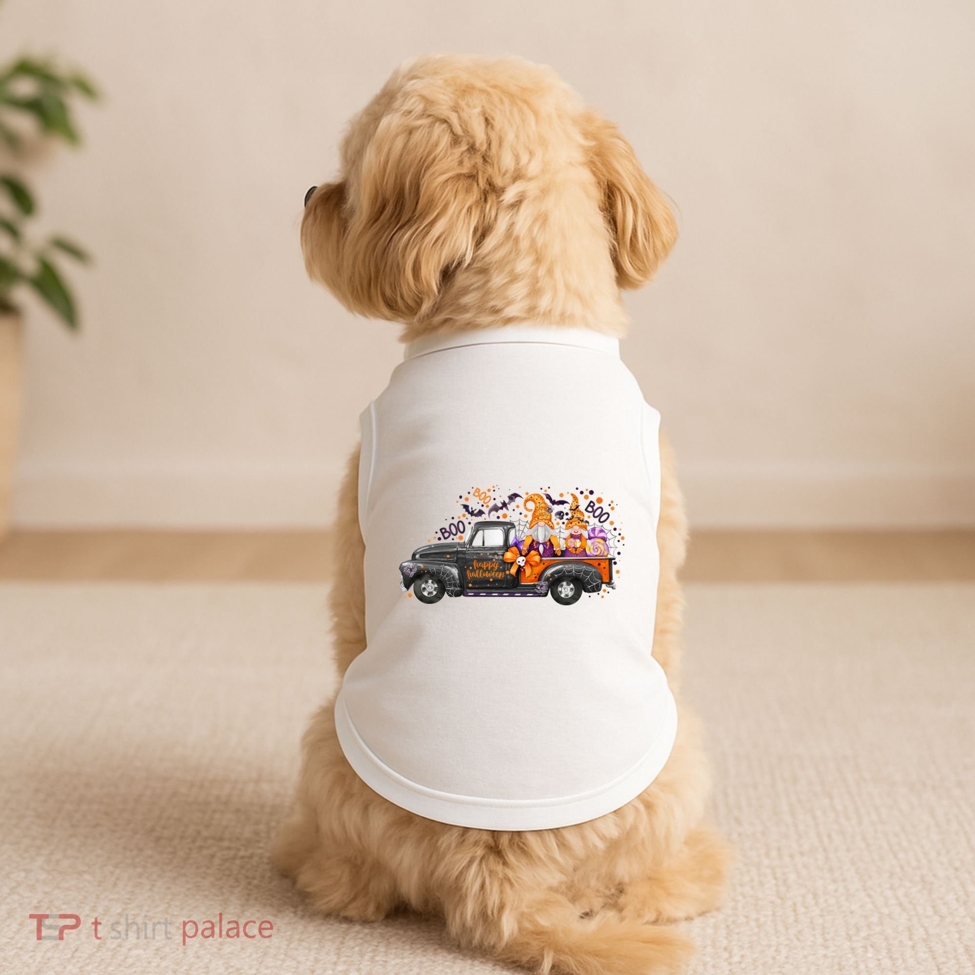 Spooky Halloween Gnome Squad Truck Doggie Tank