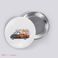 Spooky Halloween Gnome Squad Truck Button thumb 0
