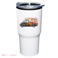 Spooky Halloween Gnome Squad Truck Tumbler thumb 0