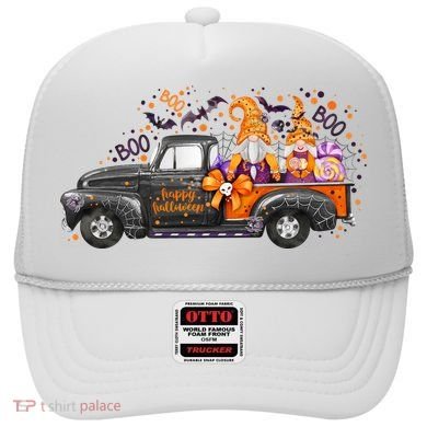 Spooky Halloween Gnome Squad Truck Hat