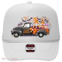 Spooky Halloween Gnome Squad Truck Hat thumb 0