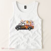 Spooky Halloween Gnome Squad Truck Tank Top thumb 2