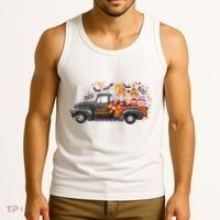 Spooky Halloween Gnome Squad Truck Tank Top thumb 3