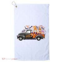 Spooky Halloween Gnome Squad Truck Golf Towel thumb 0