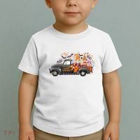 Spooky Halloween Gnome Squad Truck Toddler T-Shirt thumb 2
