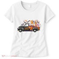 Spooky Halloween Gnome Squad Truck Women's T-Shirt thumb 0