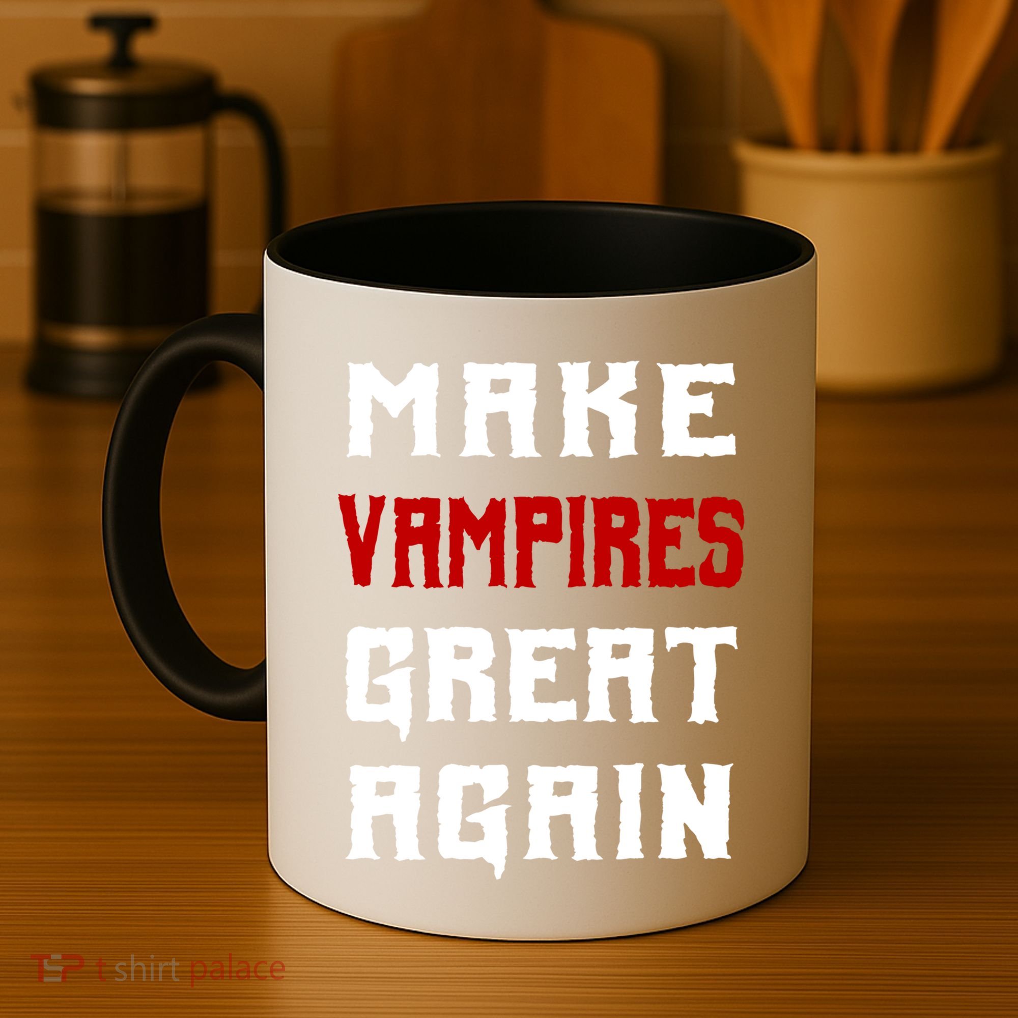 Silly Halloween Gift Make Vampires Great Again Meaningful Gift Coffee Mug