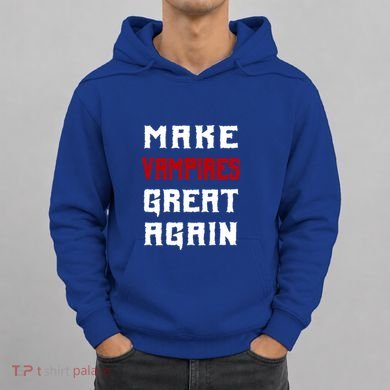 Silly Halloween Gift Make Vampires Great Again Meaningful Gift Hoodie