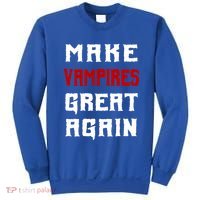 Silly Halloween Gift Make Vampires Great Again Meaningful Gift Sweatshirt thumb 0