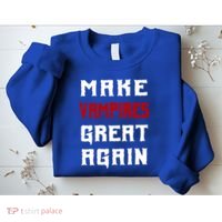 Silly Halloween Gift Make Vampires Great Again Meaningful Gift Sweatshirt thumb 2