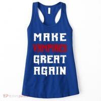 Silly Halloween Gift Make Vampires Great Again Meaningful Gift Women's Tank Top thumb 0