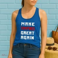 Silly Halloween Gift Make Vampires Great Again Meaningful Gift Women's Tank Top thumb 2